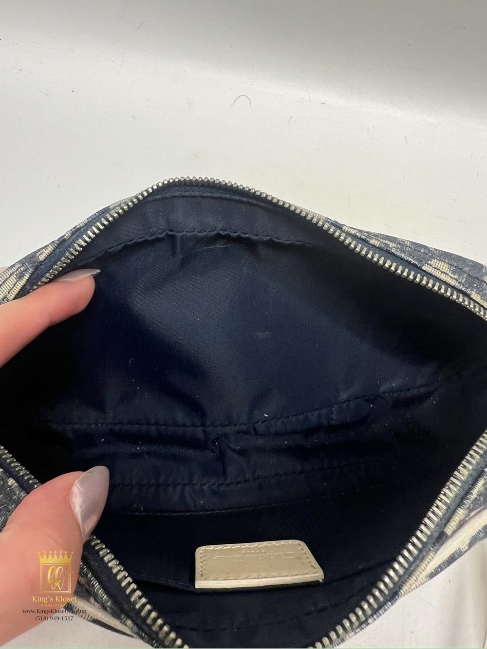 Dior monogram Trotter #1 pouch/wristlet - Picture 11 of 14